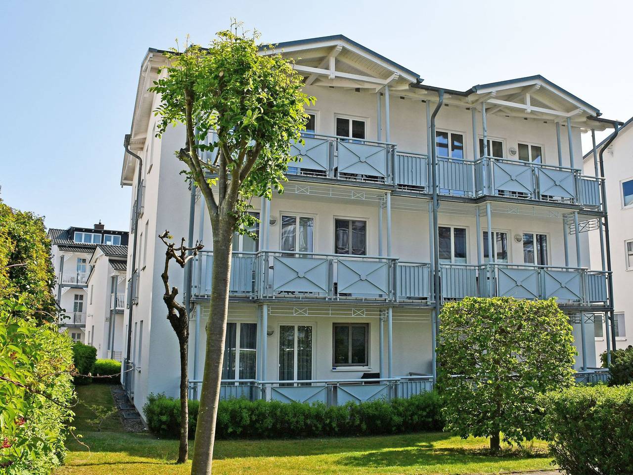 Ganze Ferienwohnung, Ferienwohnung mit Balkon 500 m bis zum Strand (Vb) in Göhren, Rügen