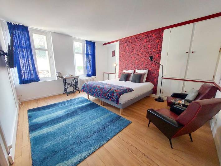 Maison d’hôte pour 4 personnes, avec vue et jardin