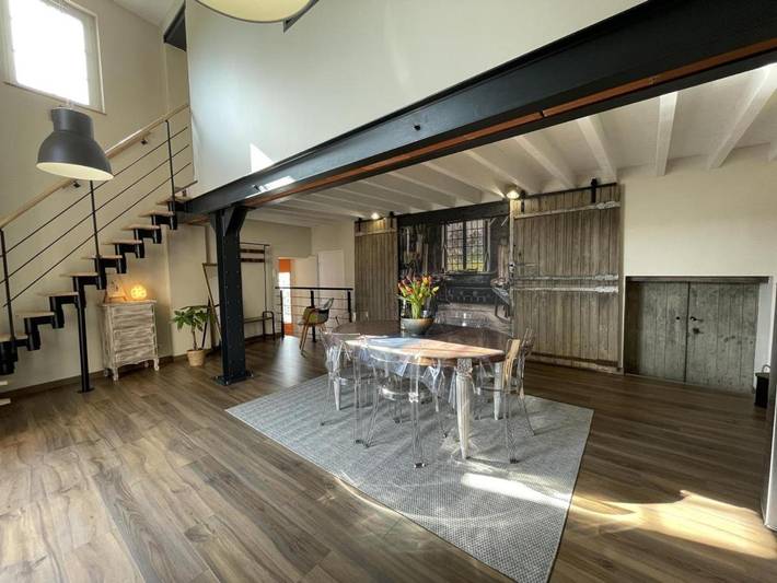Maison de campagne pour 4 personnes, avec Terrasse ainsi que Jardin et Piscine dans Louchy-Montfand