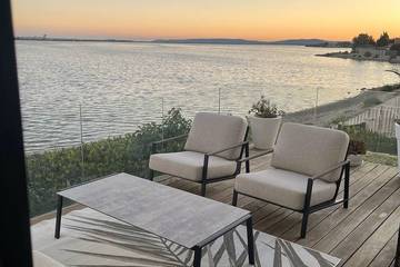 Cottage pour 4 personnes, avec jacuzzi ainsi que balcon et jardin à Pérols
