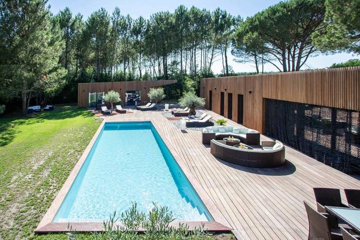 Ferienwohnung für 2 Personen, mit Terrasse und Garten sowie Ausblick und Pool in Lit-et-Mixe - 3