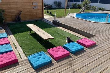 Gîte pour 6 personnes, avec jardin et terrasse à Ludon-Médoc