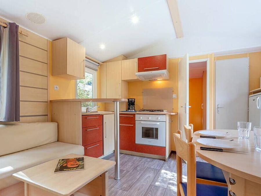 Camping Domaine de Ker Ys - Mobilheim 6 personen - Classic | 3 Schlafz. | 6 Pers. | Erhöhte Terrasse | 1 Bad in Iroise