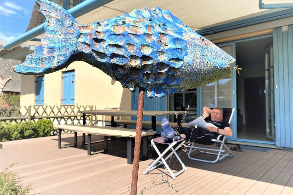 'Uns Hus 'mit Terrasse und kleinem Garten;Wlan; Internet-Tv strandnah und ruhig in Kamminke, Usedom