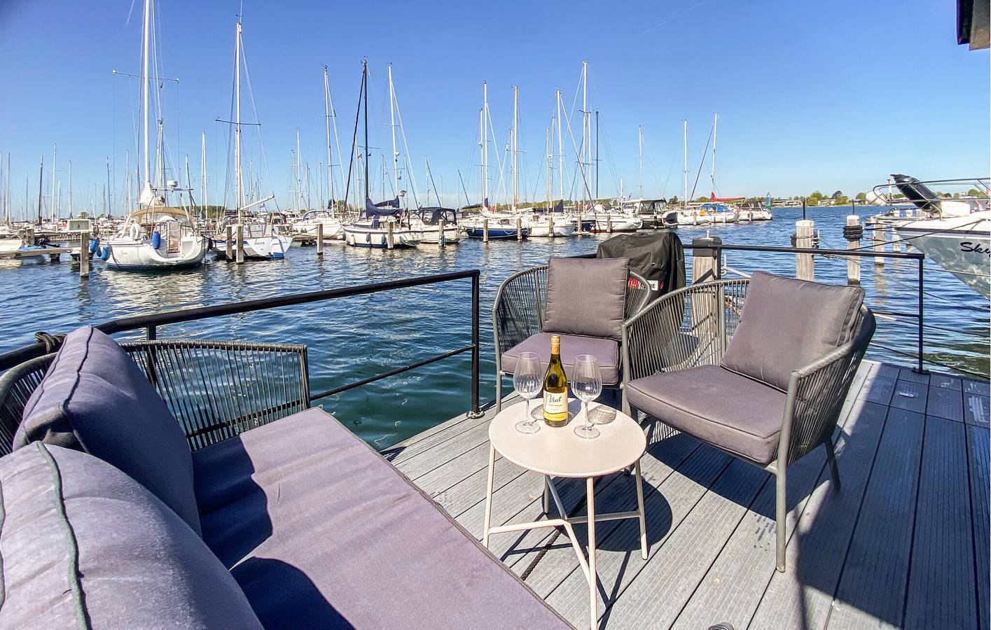 Hausboot für 5 Personen mit Terrasse in Niederländische Nordsee