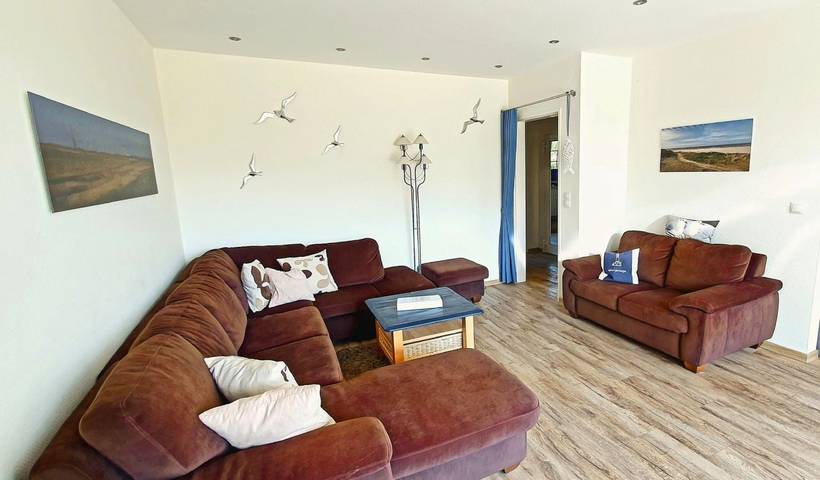 Ferienwohnung für 4 Personen, mit Ausblick und Terrasse sowie Garten, mit Haustier auf Wangerooge - 4