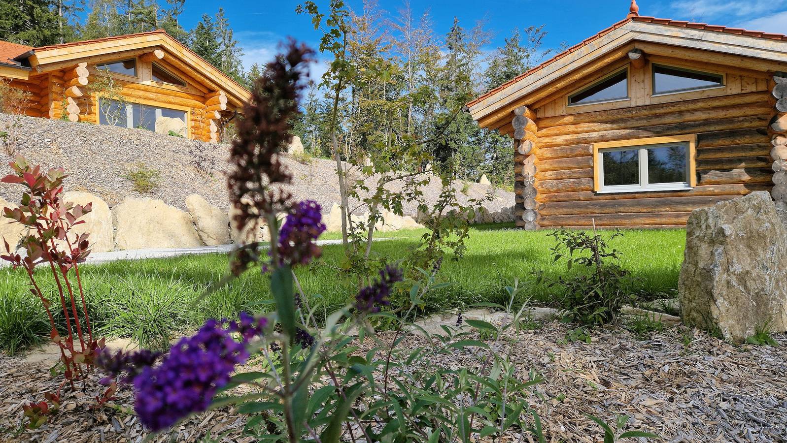 Chalet 'Leni' con vistas a la montaña, terraza privada y Wi-Fi in Untergriesbach, Passauer Land