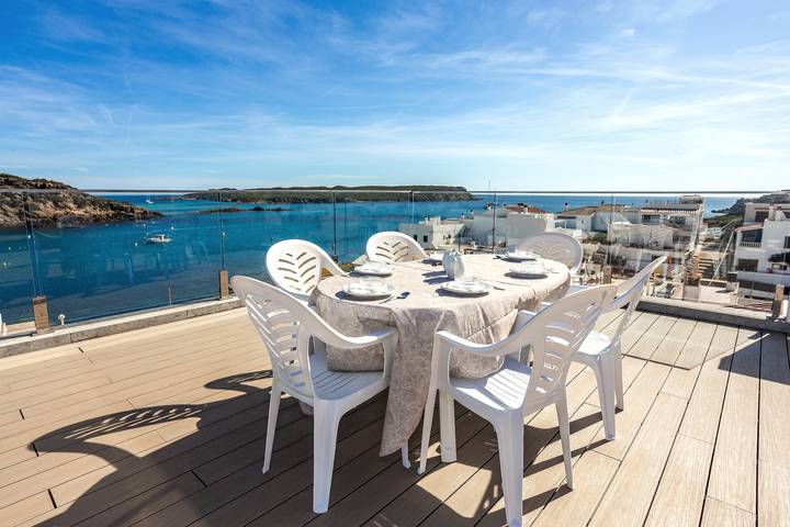 Ganze Wohnung, Ferienwohnung 'Preciosas Vistas En Es Grau' mit Privatterrasse, Wlan und Klimaanlage in Es Grau, Maó
