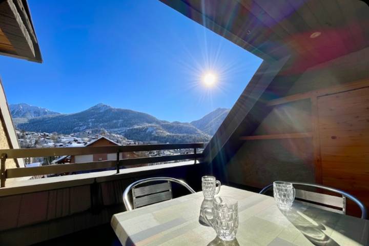 Studio pour 2 personnes, avec balcon dans Serre Chevalier