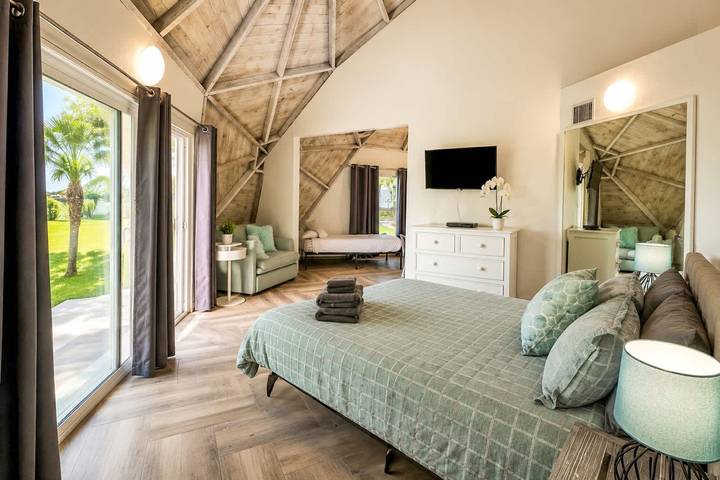 Studio voor 3 personen, with balkon and uitzicht op het meer as well as tuin, kindvriendelijk - 1