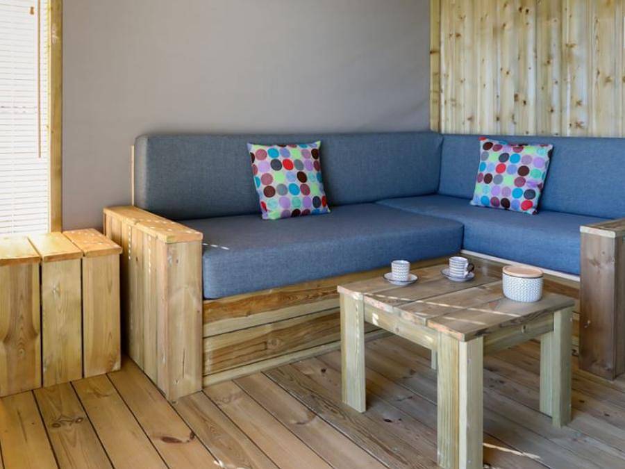 Camping Ker Yaoulet - Lodge 4 personen - Cocoon 4 Personen 2 Zimmer 32m² in Ambon, Côte des Mégalithes