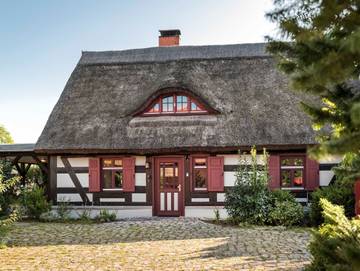 Ferienhaus für 4 Personen, mit Terrasse und Garten, mit Haustier in Luckow