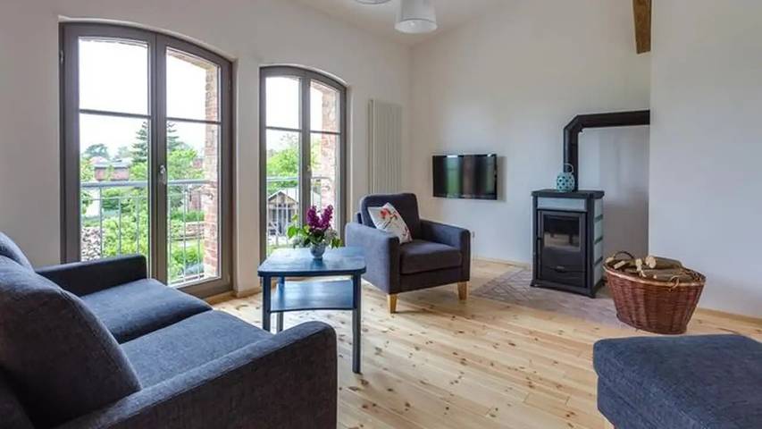 Ferienwohnung für 4 Personen, mit Garten und Sauna in Dargen