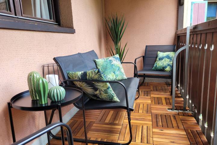 Appartamento intero, Cham Sud Jonquilles209 Balcony Apt, Near Aiguille du Midi for 6 in Chamonix-Mont-Blanc, Massiccio del Monte Bianco