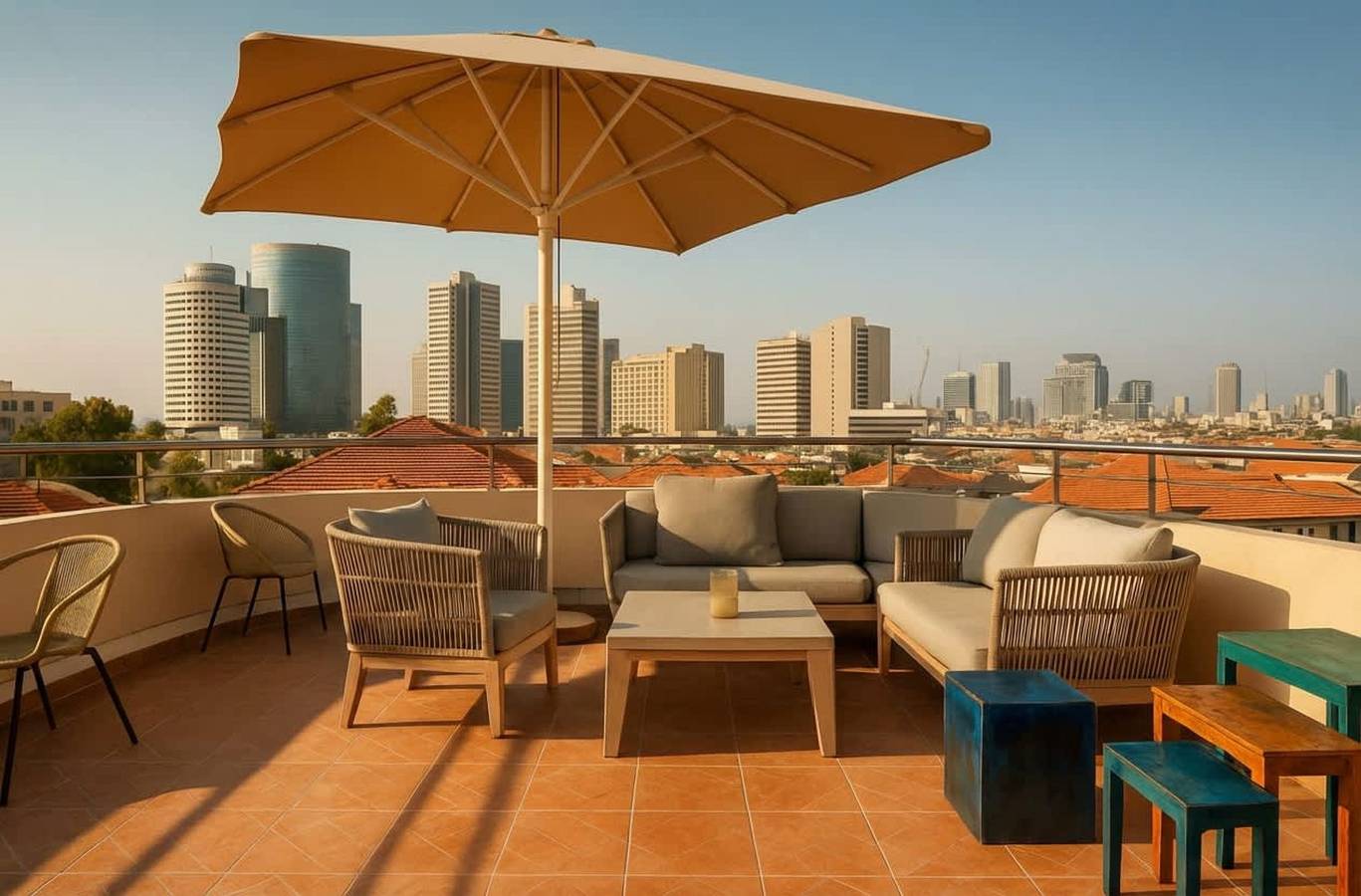 Entire apartment, New  Neve Tzedek Apt w  Rooftop  in Tel Aviv, Tel Aviv District