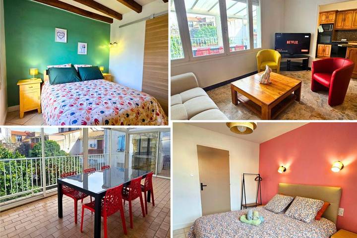 Location de vacances pour 6 personnes, avec terrasse à Saint-Hippolyte (Languedoc-Roussillon)