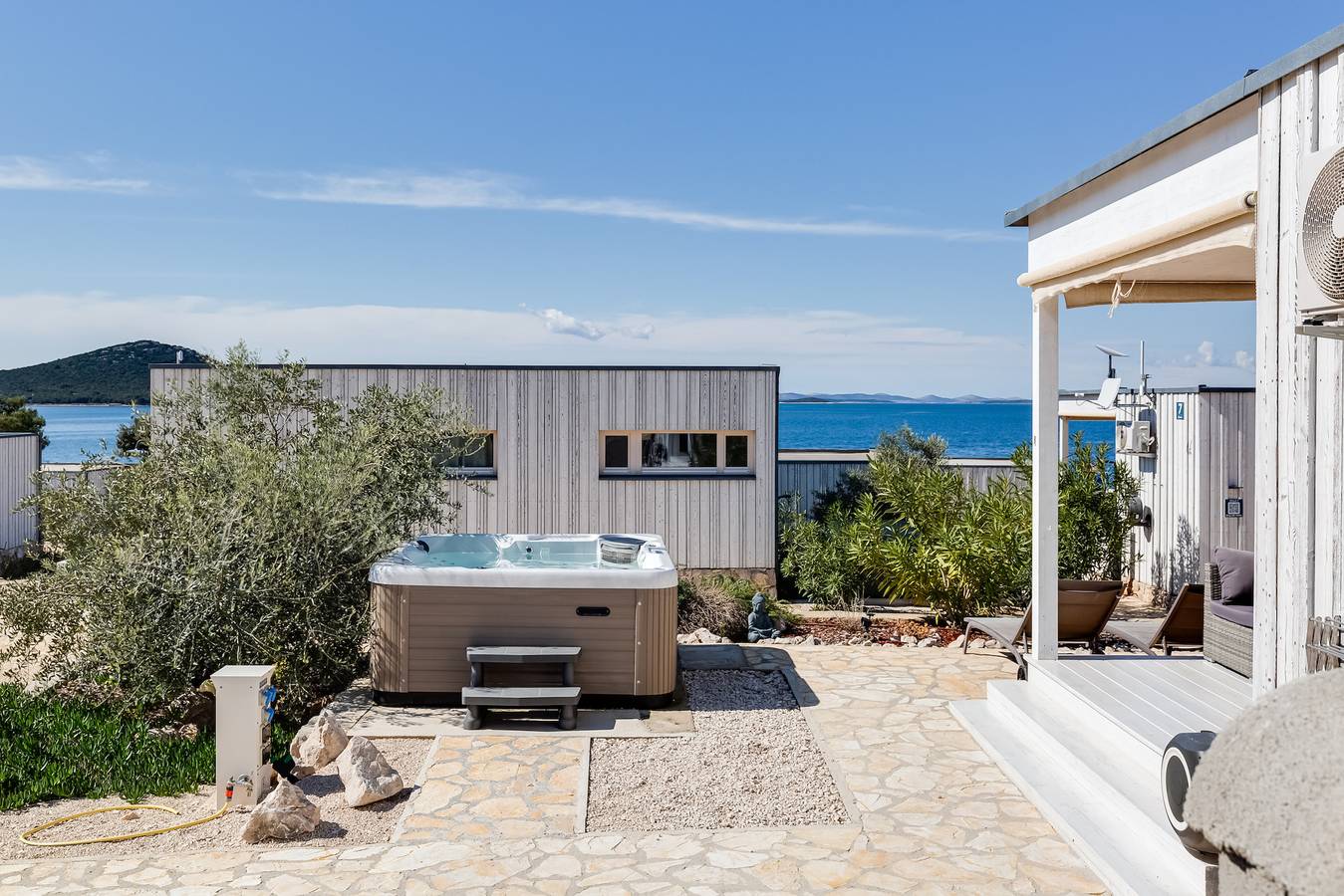 Buqez Eco Resort - Villa #3 - Direkt am Meer in Drage (Pakoštane), Zadar