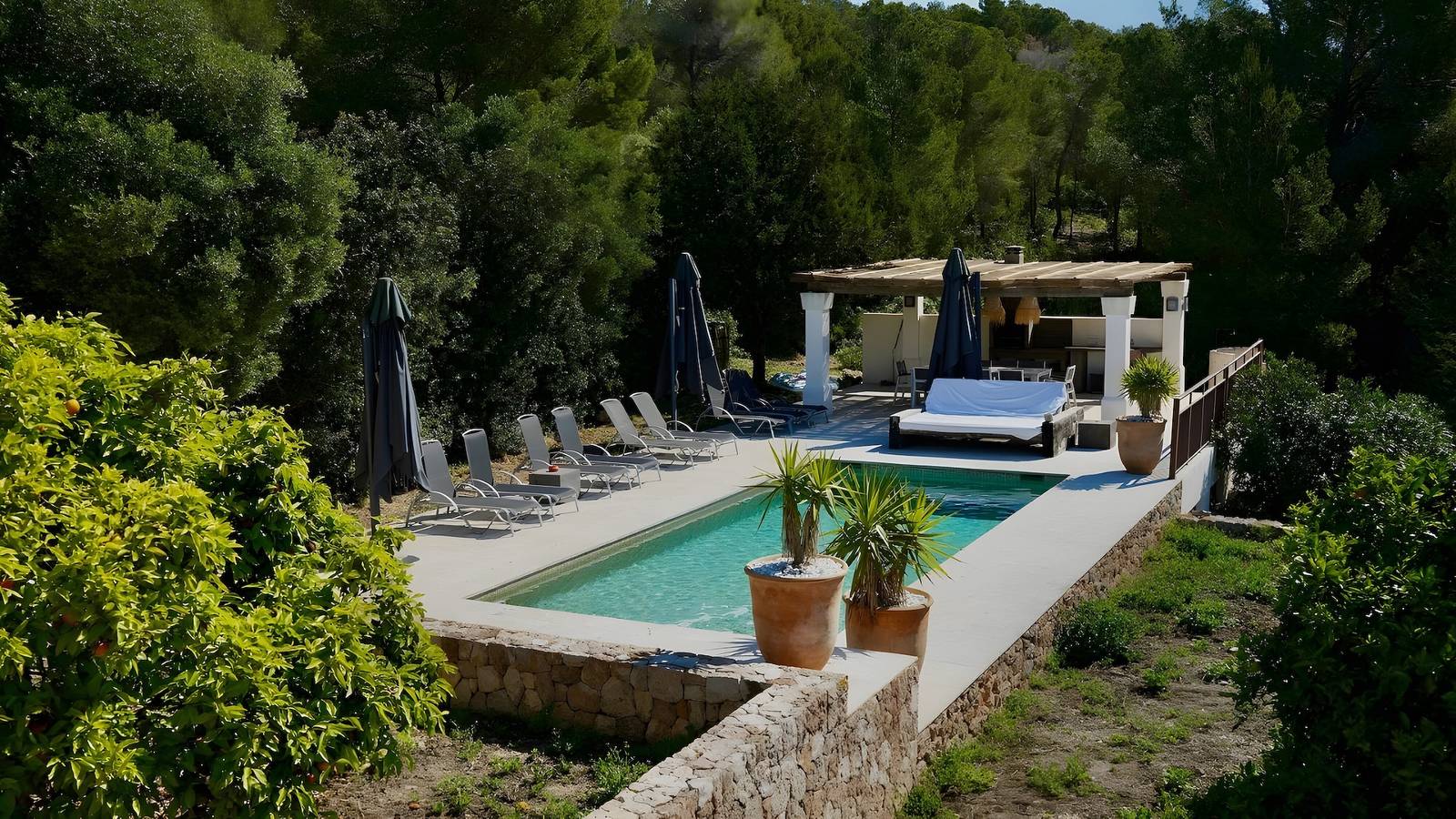 Villa 'Cas Berris' con Vista Mare, Wi-Fi e Aria Condizionata in Sant Josep de sa Talaia, Ibiza Sud