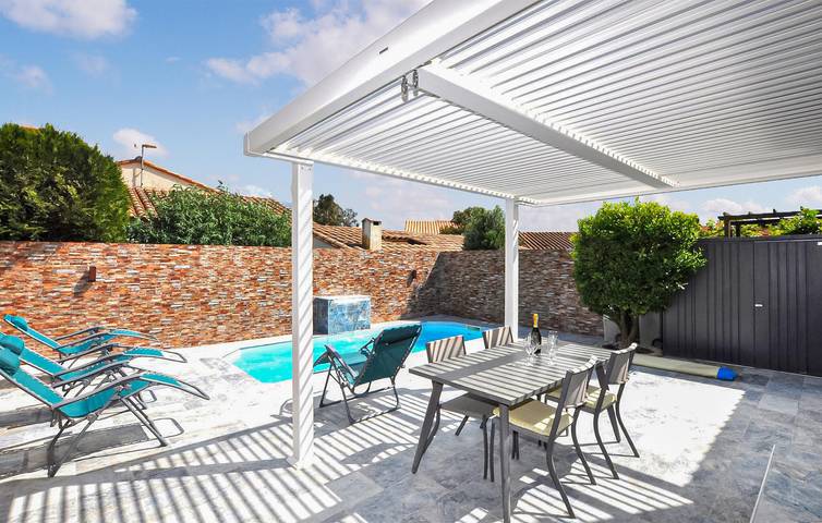 Location de vacances pour 6 personnes, avec piscine ainsi que terrasse et jardin à Alénya - 2