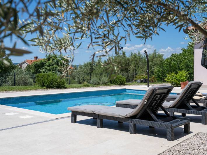 Ferienhaus mit Meerblick für 6 Personen, mit Pool und Terrasse sowie Garten in Istrien - 3