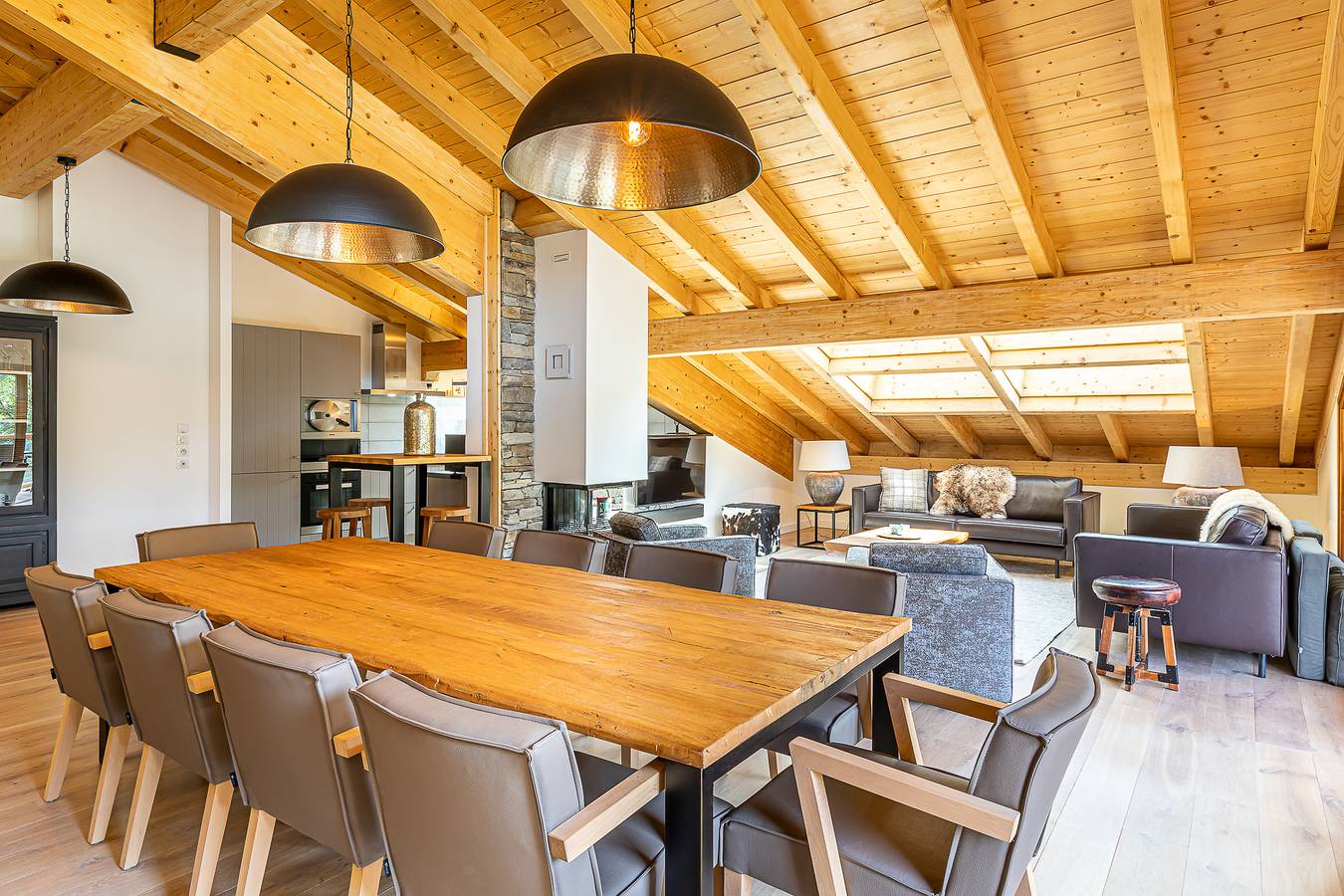 Alpchalets Portes du Soleil — Penthouse 8p. sauna in Abondance, Les Portes du Soleil