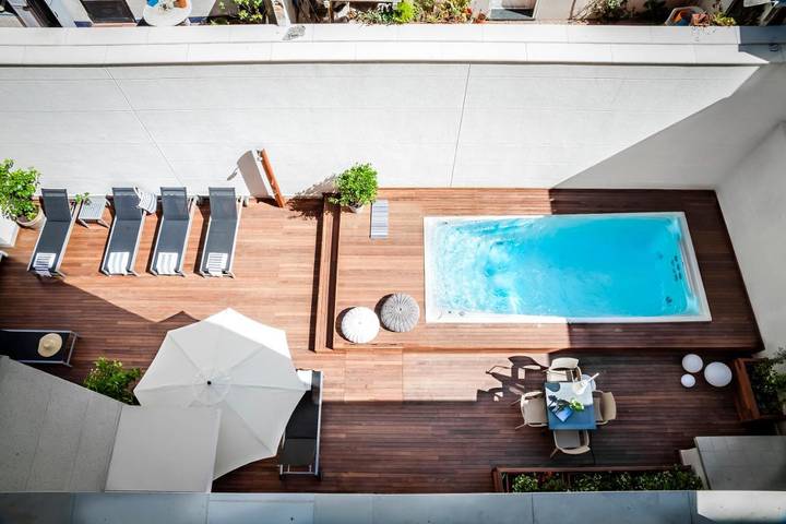 Aparthotel para 10 pessoas, com Terraço e Piscina em Madrid