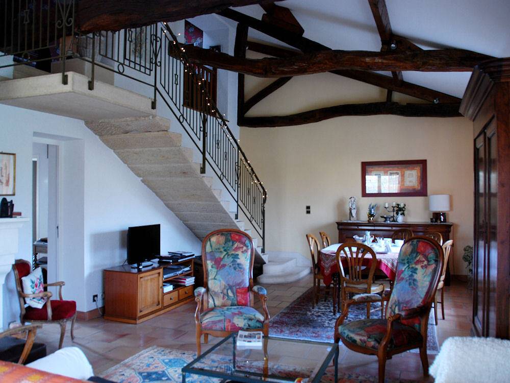 Chambres d'hôtes de la Croze - Chambre à fleurs in Mâcon region