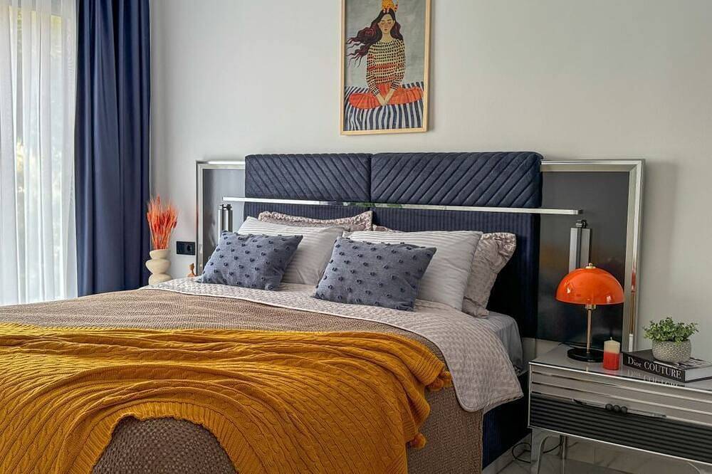 Hel lägenhet, Apartment 1+1 Qoople Elysee 08 near Cleopatra Beach in Alanya, Antalya eanangoddi