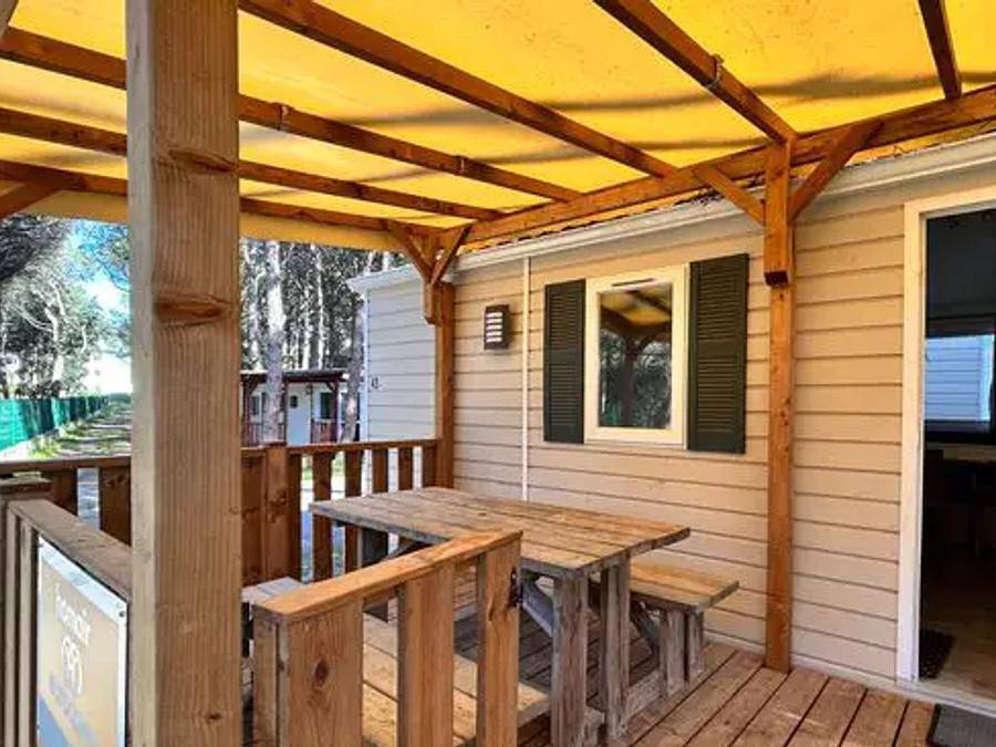 Camping Neptuno  - Mobilheim 4 personen - Comfort | 2 Schlafz. | 4 Pers. | Erhöhte Terrasse | Klimaanlage in Pals, Costa Brava