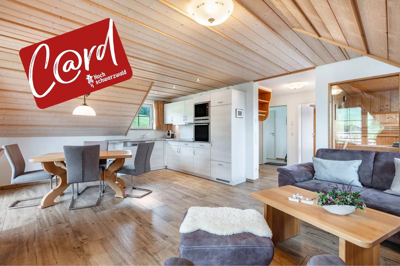 Ganze Wohnung, Ferienwohnung 'Typ B1, 50qm' mit Bergblick, Gemeinschaftsterrasse und Wi-Fi in Feldberg, Südschwarzwald