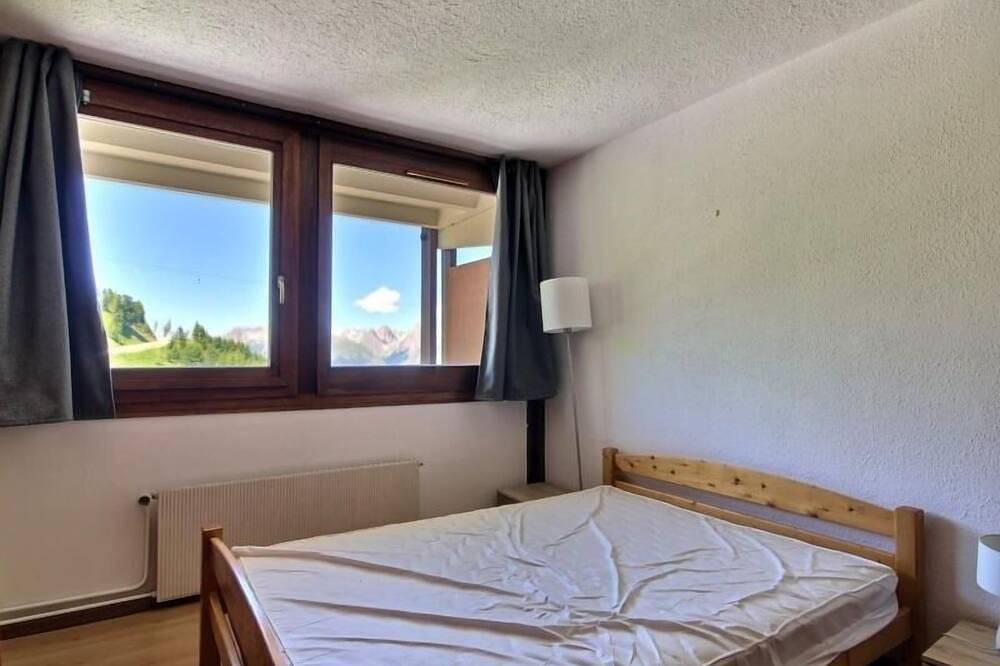 Ganze Wohnung, 2-Zi-Wohnung 5 Pers, Mont-Blanc-Blick, Nahe Pisten in Plagne Centre, La Plagne-Tarentaise