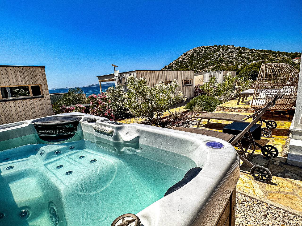 Buqez Eco Resort - Villa #3 - Direkt am Meer in Drage (Pakoštane), Zadar