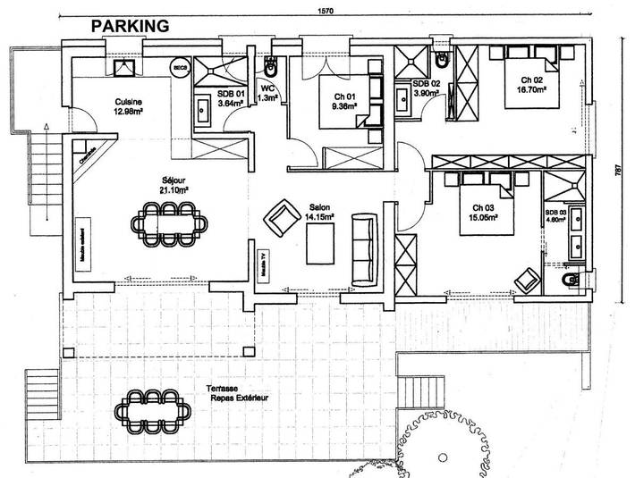 Location de vacances pour 6 personnes, avec jardin et vue à Valle-di-Campoloro - 3