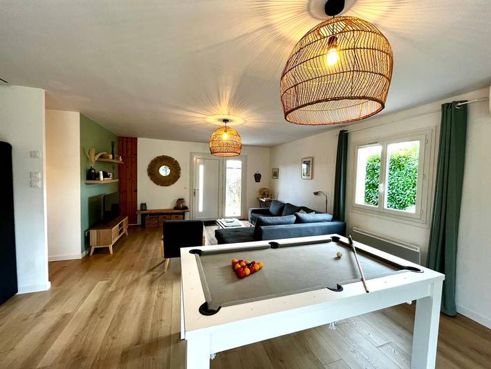 Location de vacances pour 10 personnes, avec terrasse et jardin à Sanguinet - 4