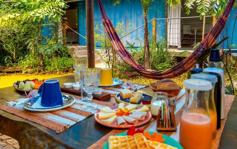 Pousadas para 2 pessoas, com jardim e vista em Manguinhos