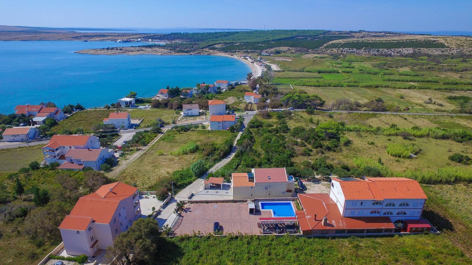 Entire apartment, Studio flat with terrace and sea view Caska, Pag As-4109-a in Novalja, Pag Island