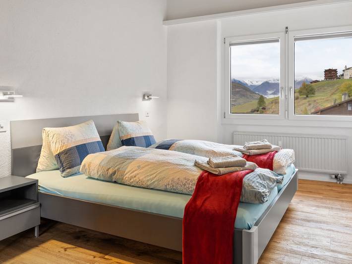 Gîte pour 4 personnes, avec jardin ainsi que balcon et vue à Grächen - 3