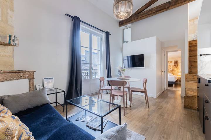 Vakantieappartement voor 4 personen, met balkon, kindvriendelijk in Bordeaux