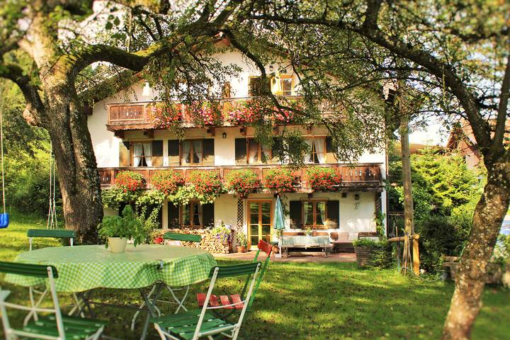 Bauernhof für 3 Personen, mit Balkon und Terrasse sowie Garten