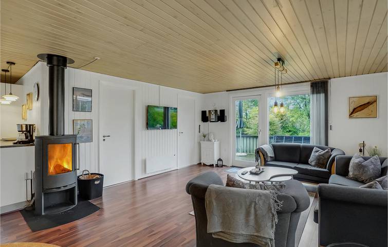 Ferienhaus für 6 Personen mit Terrasse in Kærgården, Limfjord in Nordjütland