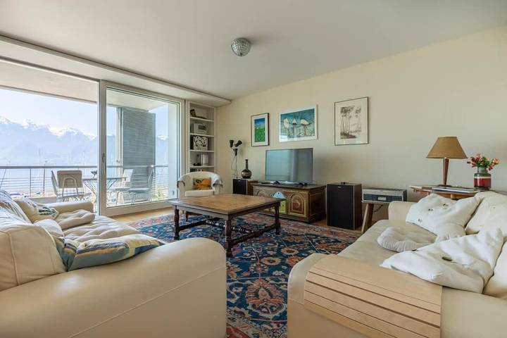 Gîte pour 6 personnes, avec Balcon ainsi que Terrasse et Jardin à Vevey - 4