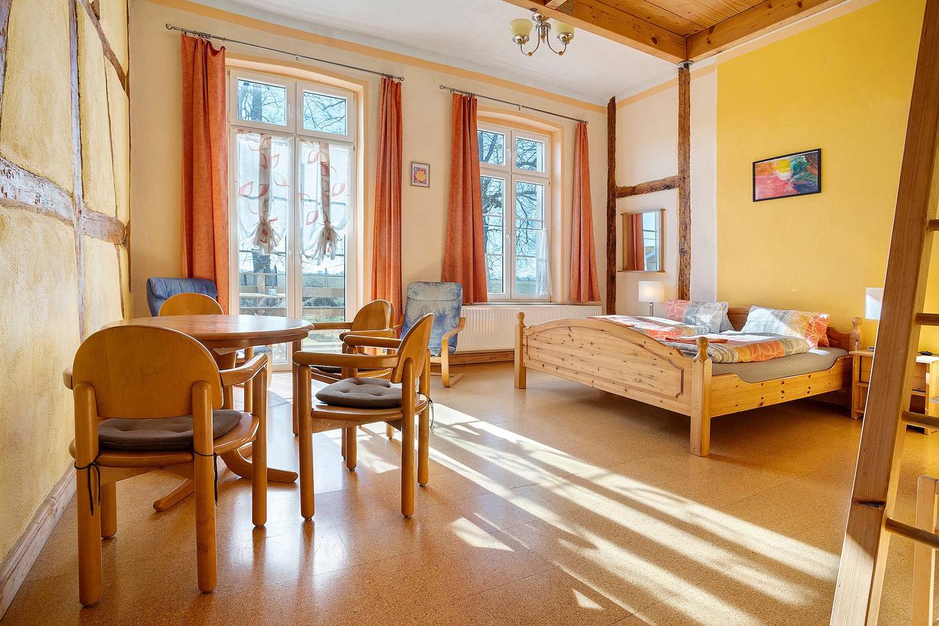 Ganze Wohnung, Apartment 'Inselwohnung' mit privater Terrasse, Gemeinschaftsgarten und Wlan in Altenkirchen, Rügen