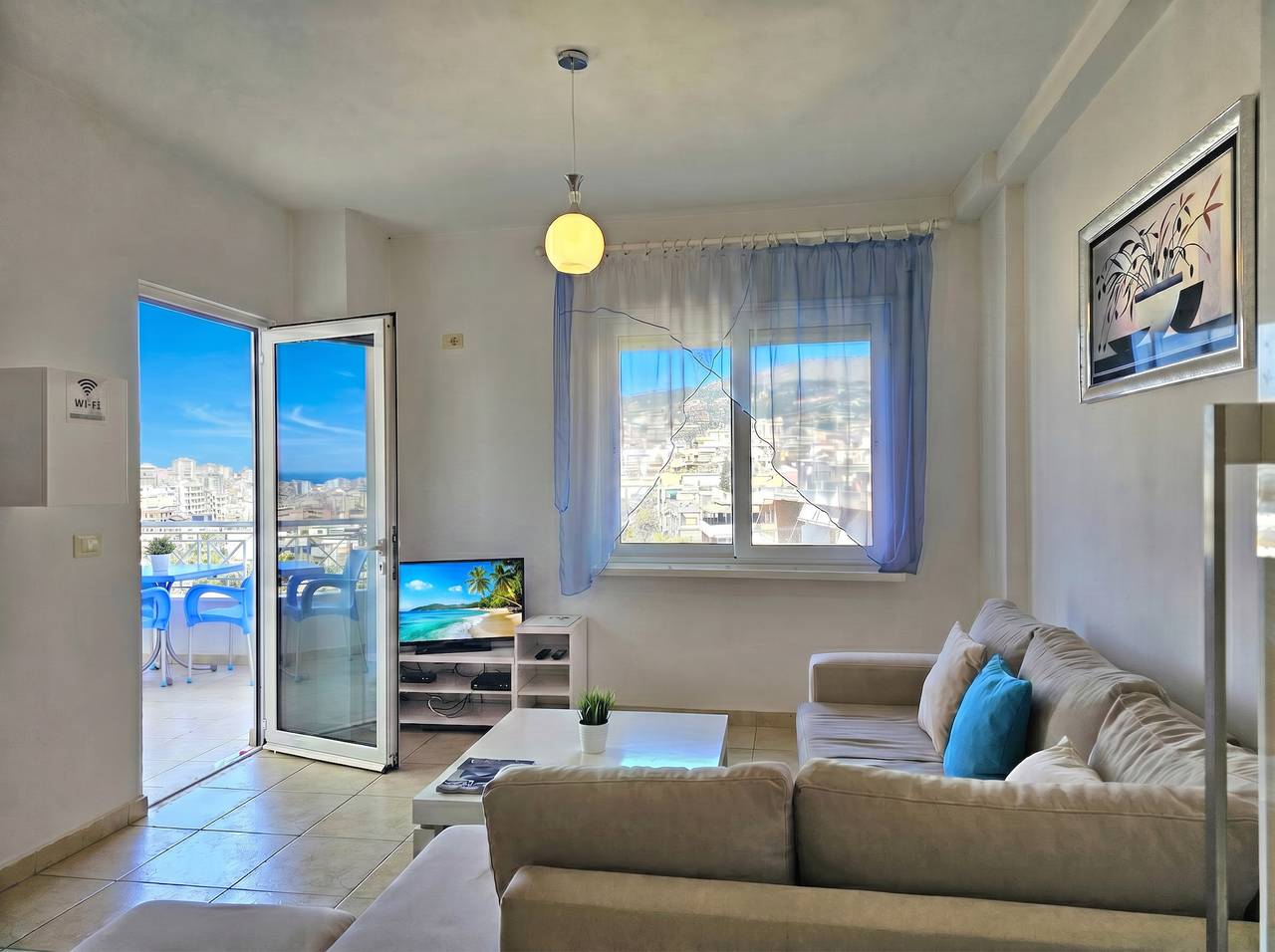 Appartamento intero, Appartamento vacanze per 3 persone con balcone in Saranda, Valona