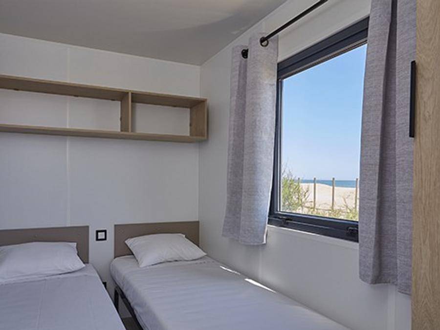 Camping Marvilla Parks - Les Gorges de Provence - Chalet 6 personen - Chalet | Comfort | 3 Zi. | 4/6 Pers. | Klim. in Montagnac-Montpezat, Regionaler Naturpark Verdon