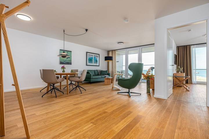 Appartement entier, Appartement de vacances pour 2 personnes avec balcon/terrasse in Müritzer Wiesen, Graal-Müritz