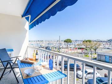 Gîte pour 4 personnes, avec balcon et vue dans Port d'Arcachon