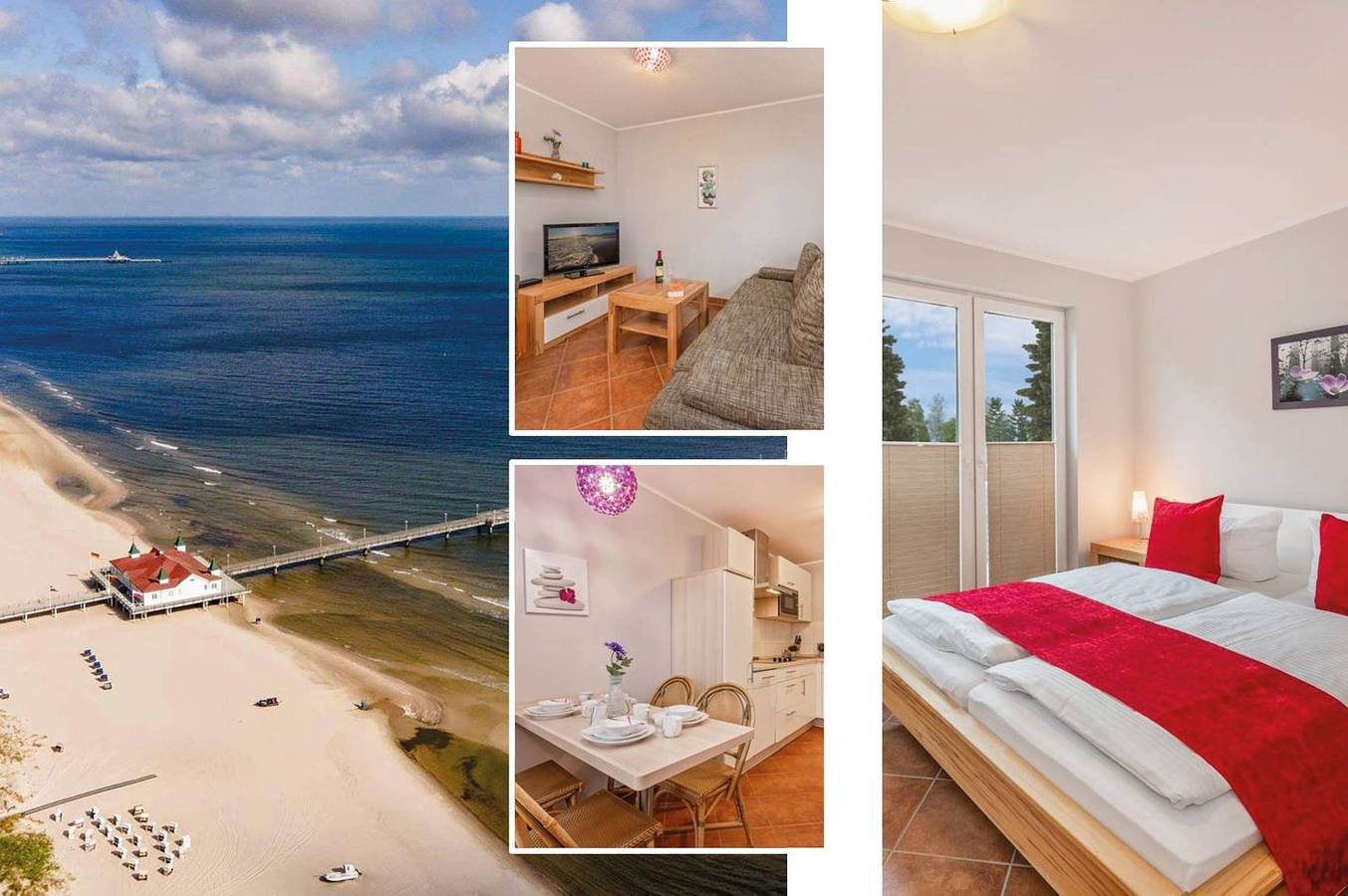 Ganze Wohnung, Gemütliche Ferienwohnung – strandnah und ideal für Familien in Drei Kaiserbäder, Heringsdorf