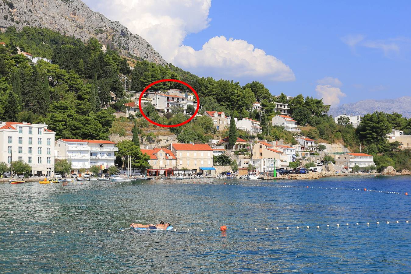 Cały apartament, Dwupokojowy apartament z tarasem i widokiem na morze Mimice, Omis A-18148-a in Mimice, Omiš-Riviera