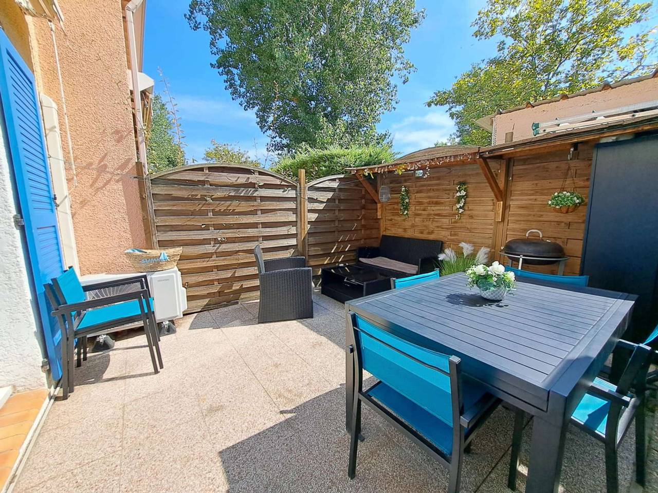 Appartement entier, Maison mitoyenne climatisée 7 pers. avec piscine et parking à Marseillan-Plage in Marseillan, Côte d'Améthyste