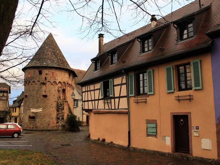 Location de vacances pour 8 personnes, avec jardin, animaux acceptés à Ammerschwihr